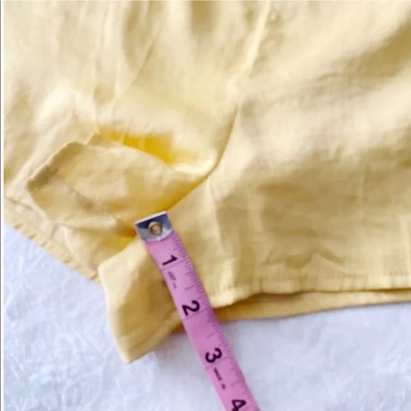 Yellow Draped Off Shoulder Romper - Picture 8 of 10